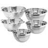 Stainless Steel Bowl and Colander Set 5-pc.