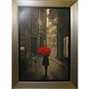Red Rain by Stefano Corso Framed Textured Print