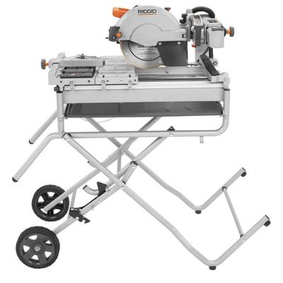 ridgid 10 wet tile saw 10 inch rockwell table saw