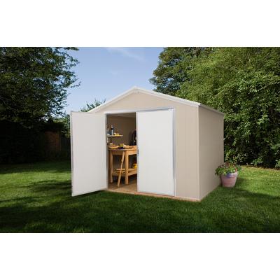 Vision Outdoor Vinyl Storage Building - 9 1/2 Feet x 8 Feet - Home 