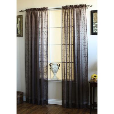 Habitat Curacao Curtain, Brown - 52 Inches X 84 Inches - Home Depot