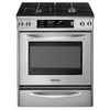 KitchenAid 4.1 Cu. Ft. Self-Clean Dual Fuel Slide-In Gas Range (YKDSS907SS)-Stainless Steel