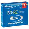 Memorex 3-Pack 2X 25GB Blu-ray BD-RE