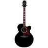 Takamine Jumbo Cutaway Acoustic/Electric Guitar (EG523SC-B) - Black