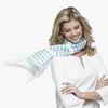 Jessica®/MD Ruched Stripe Scarf