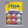 Stiga® One Star Sport Motif Table Tennis Balls (6 pack)