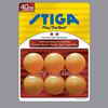 Stiga® Two Star Orange Table Tennis Balls (6 pack)