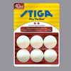 Stiga® Two Star White Table Tennis Balls (6 pack)