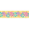 Sanitas® 5'' H Brightly Coloured Flirty Flowers Border