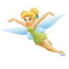 Disney© 36¾'' x 26.63'' Tinker Bell Mural