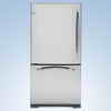 GE 20.2 cu. ft. Bottom Freezer Pull Out Drawer Left-Hand Door Refrigerator - Stainless Steel
