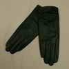 Ladies Fine Leather Gloves with Ruching at cuff