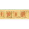 Sanitas® 6.83'' H Orange & Green Transitional Leaf Border