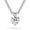 Heart Diamond Necklace (0.70 ct) Platinum