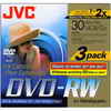 JVC 3-PACK DVD-RW/CAMCORDER 2 SIDED 8CM