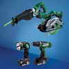 Hitachi® 18v 4-piece Cordless Combo Kit