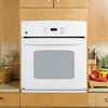 GE 27'' Electric Manual Clean Single Wall Oven - White