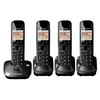 Panasonic 4-Handset DECT 6.0 Cordless Phone with Caller ID (KXTG4014T)