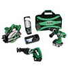 HITACHI Set of 4 18-V Cordless Tools