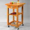 Bamboo Kitchen Trolley