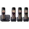 Panasonic 4-Handset DECT 6.0 Plus Cordless Phone (KXTG4114B)