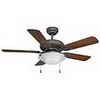 Patras Bronze Ceiling Fan, 42-in.