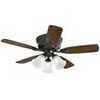 Hunter Low Profile Bronze Ceiling Fan, 42-in