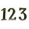 Intercel 5-in House Numbers, Satin Nickel