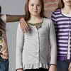 Skechers™ Girls' Solid-colour Fooler Cardigan