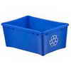 Orbis Blue Under-Desk Legal Recycling Bin