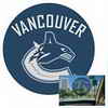 Perforated See Through Decal, Vancouver Canucks