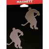 Magnetz Hockey Chrome Silhouette Decal