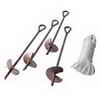 ShelterAuger 15-in (38cm) canopy anchor kit, 4-pack