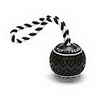 Puptreads Ball with Rope Dog Toy
