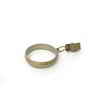 Martha Stewart Living 33mm Inner Diameter Burnished Brass Drapery Hardware Rings With Clips