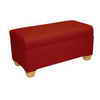 Skyline Furniture Kids Storage Bench In Duck Red