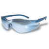 EXTREME SHADES Wrap Around Sfty Glass Blue Lens