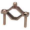 IBERVILLE 1-1/4 In. - 2 In. Ground Clamp Brass - Bag of 1