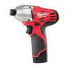 Milwaukee Milwaukee M12 Cordless 1/4 In. Hex Impact Driver