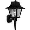 Progress Lighting Mansard Collection Black 1-light Wall Lantern