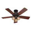 Hunter Stonington New Bronze Ceiling Fan - 46 Inch