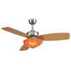 Hampton Bay Spoleto Ceiling Fan in Brushed Nickel Finish - 44 Inches