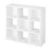 Martha Stewart Living White Stackable 9 Cube Organizer