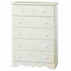 South Shore Furniture 5 Drawer Chest - Vanilla