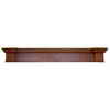 Elements Harbour Mantel Shelf, Mahogany CARB Compliant MDF - 71 Inch