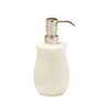 Innova Waterford Lotion Dispenser White Ceramic/Polished Nickel Trim