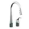Kohler Simplice Pull-Down Kitchen Sink Faucet In Polished Chrome