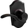 Weiser Brooklane Privacy Lever - Iron Black Finish