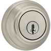 Weiser Collections single cylinder deadbolt - satin nickel finish