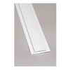 Exceliner Divider Bar PVC White Moulding 8 Ft.